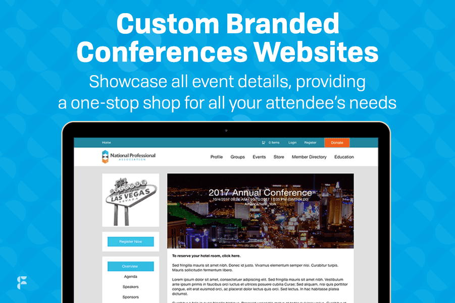 screenshot of Fonteva Events